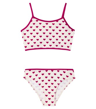 Bowie bow-detail printed bikini | Konges Sløjd