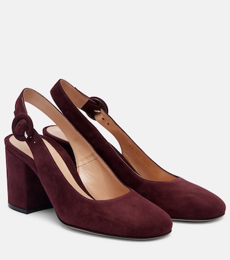 Suede slingback pumps | Gianvito Rossi