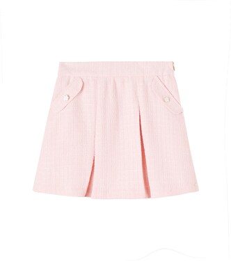 Pleated tweed skirt | Tartine et Chocolat