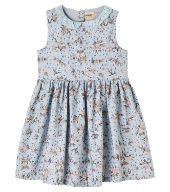Elma floral cotton dress | Wheat