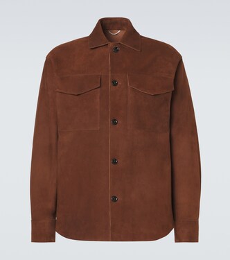 Hemdjacke aus Veloursleder | Lardini