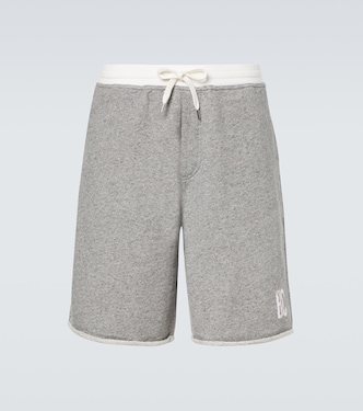 Shorts in jersey di cotone e lino | Brunello Cucinelli