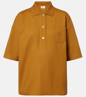 Oversize-Polohemd Cassandre aus Baumwolle | Saint Laurent