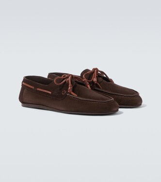 Pliario suede boat shoes | Ancient Greek Sandals