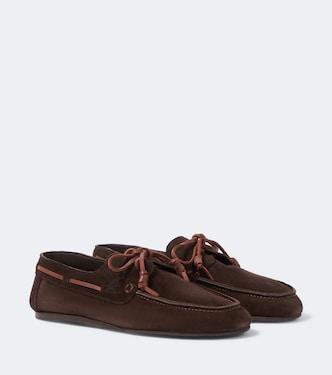 Segelschuhe Pliario aus Veloursleder | Ancient Greek Sandals