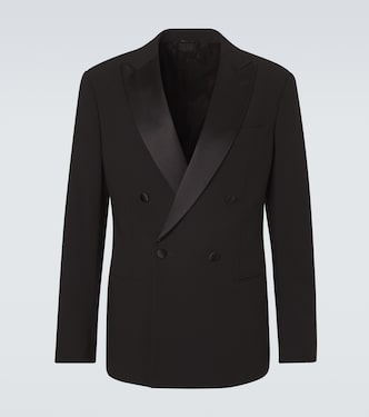 Virgin wool tuxedo blazer | Giorgio Armani
