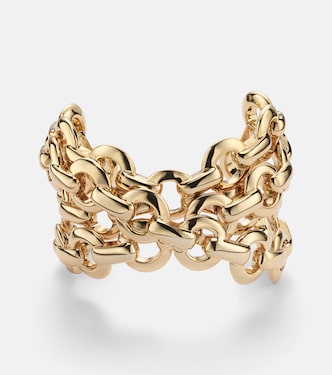 14kt gold-plated cuff bracelet | Jennifer Fisher