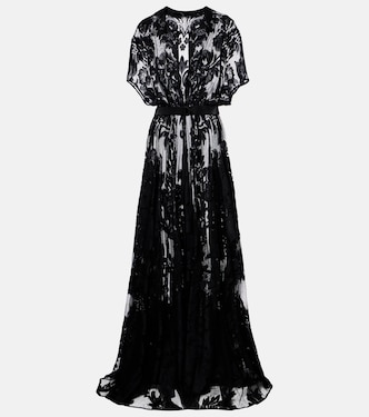 Hemdblusenkleid aus Spitze | Norma Kamali