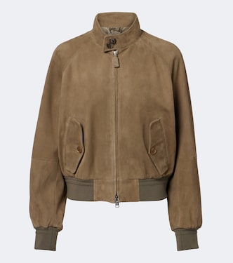 Suede bomber jacket | Ralph Lauren Collection