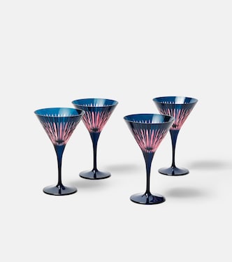 Prism set of 4 martini glasses | L'Objet
