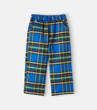 Tartan cotton pants | Bobo Choses