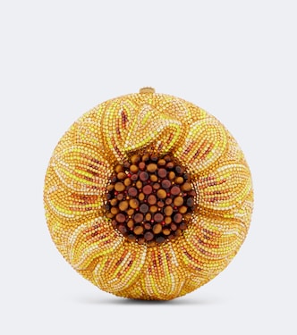 Clutch Sunflower Soleil adornado | Judith Leiber Couture