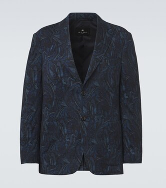 Paisley wool-blend jacquard blazer | Etro