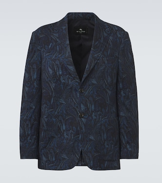 Blazer en mezcla de lana con paisley | Etro