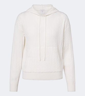 Cable-knit cashmere hoodie | Eleventy