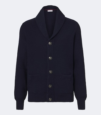 Cardigan aus Rippstrick | Brunello Cucinelli
