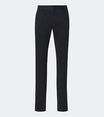 Cotton and cashmere slim pants | Zegna