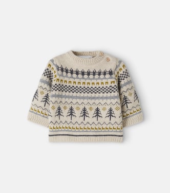 Baby Dalmire wool and cotton-blend sweater | Bonpoint