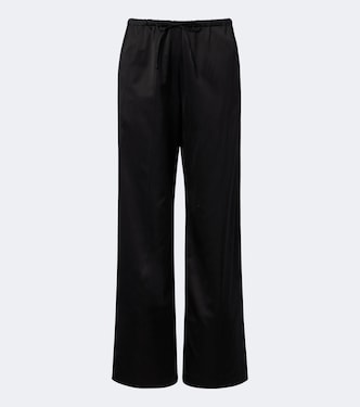 缎布阔腿裤 | Dries Van Noten