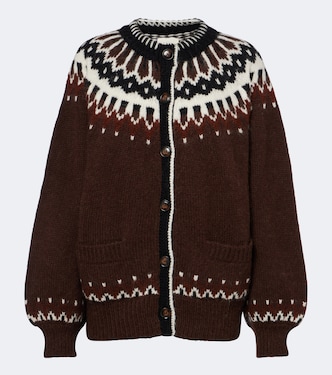 Hue Fair Isle alpaca and wool-blend cardigan | Dôen
