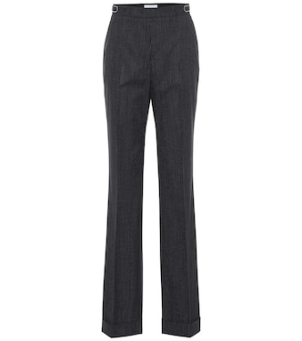 Pantalon Shipton évasé en laine mélangée | Gabriela Hearst