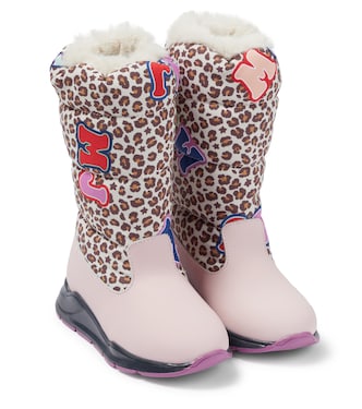 Leopard-printed snow boots | Marc Jacobs Kids
