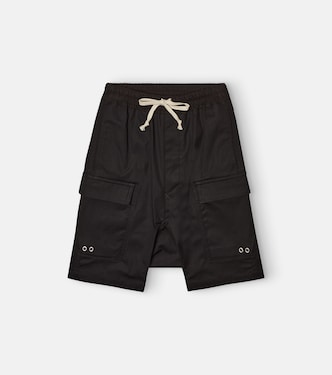 Pods cotton cargo shorts | Rick Owens Kids