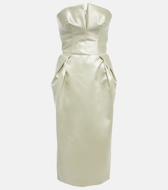 Robe midi en satin | Maison Margiela