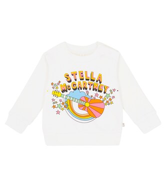 Baby printed cotton jersey sweatshirt | Stella McCartney Kids
