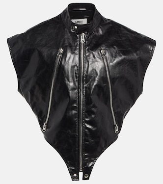 Leather jacket | MM6 Maison Margiela
