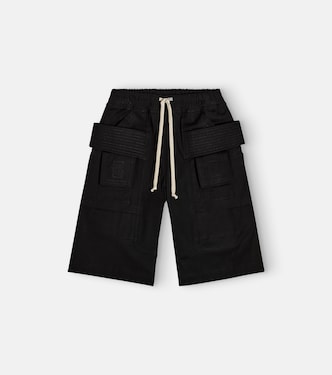 Pods cotton-blend cargo shorts | Rick Owens Kids