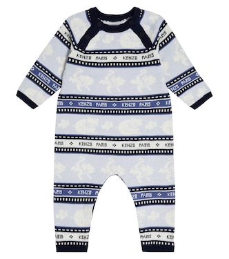 Baby logo cotton onesie | Kenzo Kids