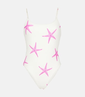 Starfish printed swimsuit | Valentino