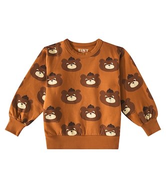 Bears cotton-blend jersey sweatshirt | Tinycottons