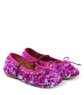 Lulù sequined ballet flats | PèPè