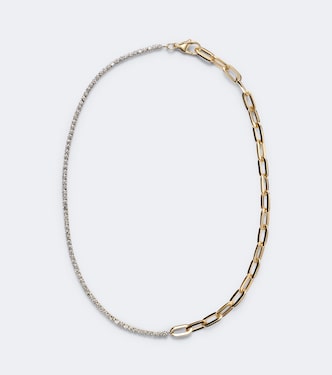 Halskette Link aus 18kt Gelbgold mit Diamanten | Bucherer Fine Jewellery