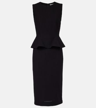 Cosmos peplum jersey midi dress | Max Mara