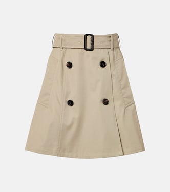 Cotton wrap skirt | Burberry