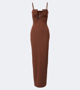 Arced ruched maxi dress | Christopher Esber