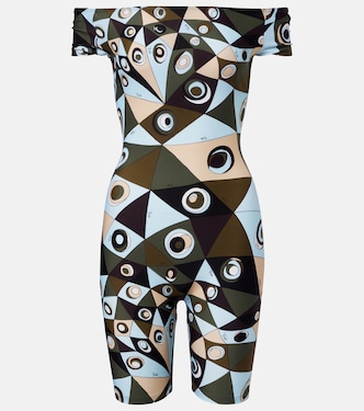 Occhi off-shoulder jumpsuit | Pucci