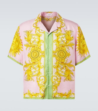Printed silk shirt | Versace