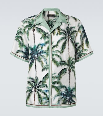 Printed silk twill shirt | Dolce&Gabbana