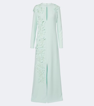 Verzierte Robe Verana aus Crêpe | Costarellos