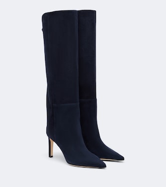Alizze suede knee-high boots | Jimmy Choo