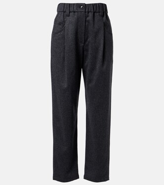 Wool straight pants | Brunello Cucinelli