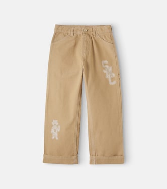 Printed cotton canvas pants | Stella McCartney Kids