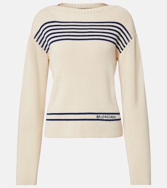 Striped cotton sweater | Balenciaga