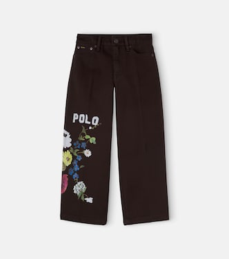 刺绣阔腿牛仔裤 | Polo Ralph Lauren Kids