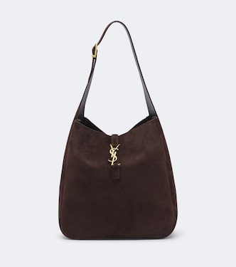 Le 5 à 7 Supple Large suede shoulder bag | Saint Laurent