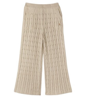 Cable-knit cotton pants | Polo Ralph Lauren Kids